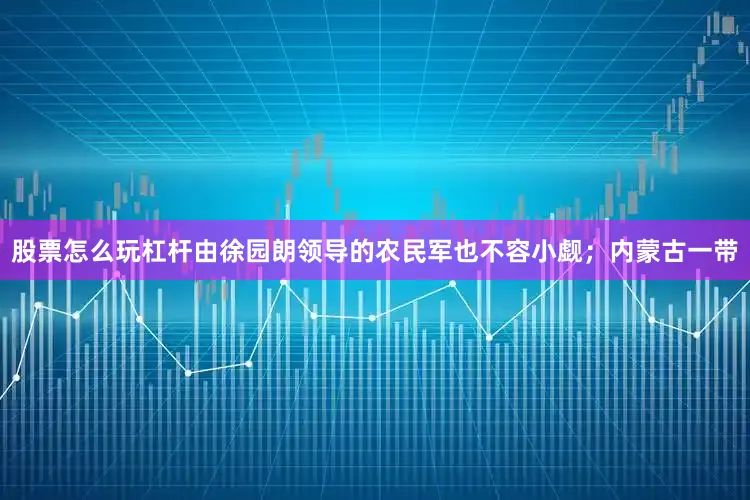 股票怎么玩杠杆由徐园朗领导的农民军也不容小觑；内蒙古一带